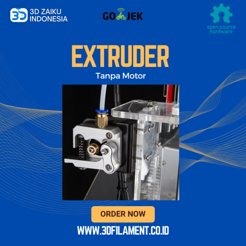 Reprap 3D Printer Extruder tanpa Motor